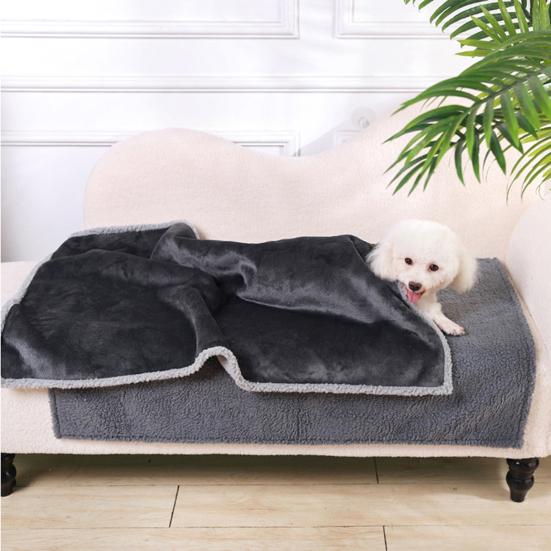 Водонепроницаемое одеяло для домашних животных, устойчивое к жидкой мочеиспускательной жидкости, одеяло для собак, дивана, кровати, дивана, двустороннее, из шерпы, защитное покрытие для мебели, для собак, кошек