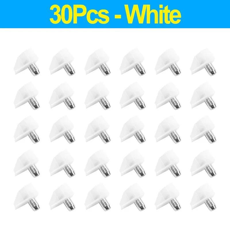 10/50 шт. опорных штифтов для полок, пластиковые ламинированные опорные штифты, держатели для полок шкафа, стеклянные пластины, мебельный кронштейн, штифт