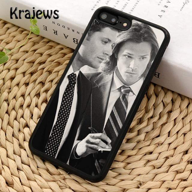 Krajews Supernatural Dean Sam Castiel Soft Phone Case For IPhone 18 17 Air 16 15 14 plus 11 12 13 pro max coque Fundas