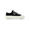 Superga 2631 Stripe Platform Black White S5111swa6m