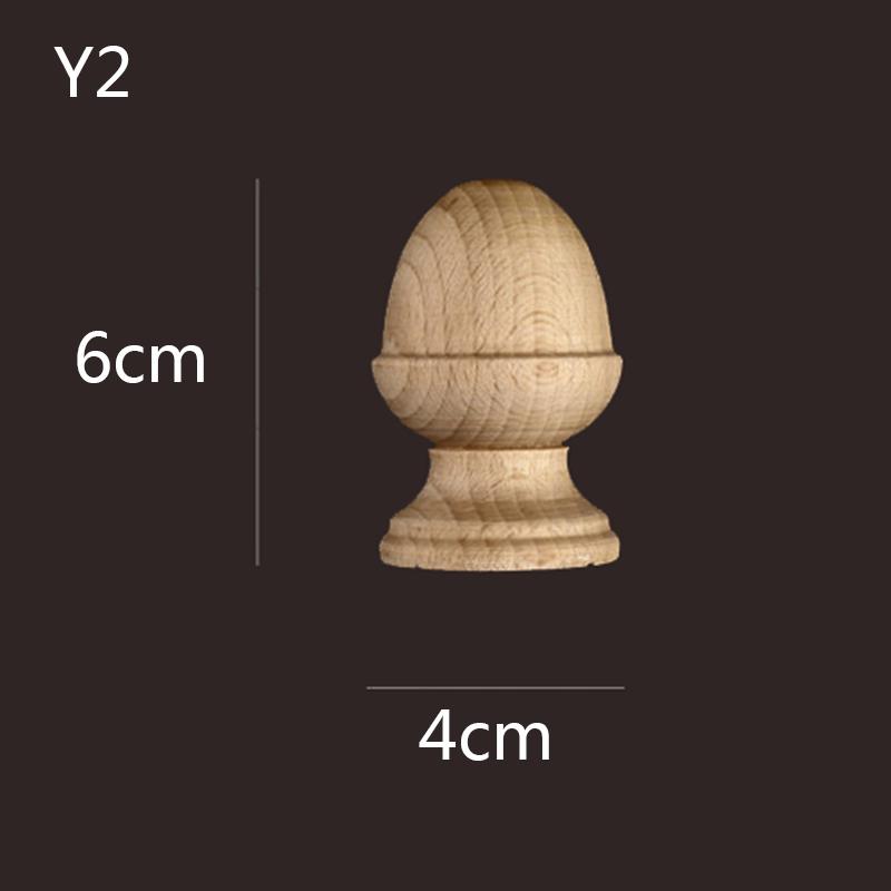 Резьба по дереву, круглая деревянная ножка, мебель для ног, цилиндрический шар, аппликация, декор комнаты в стиле кавайи, украшение для лестницы из дерева в виде льва