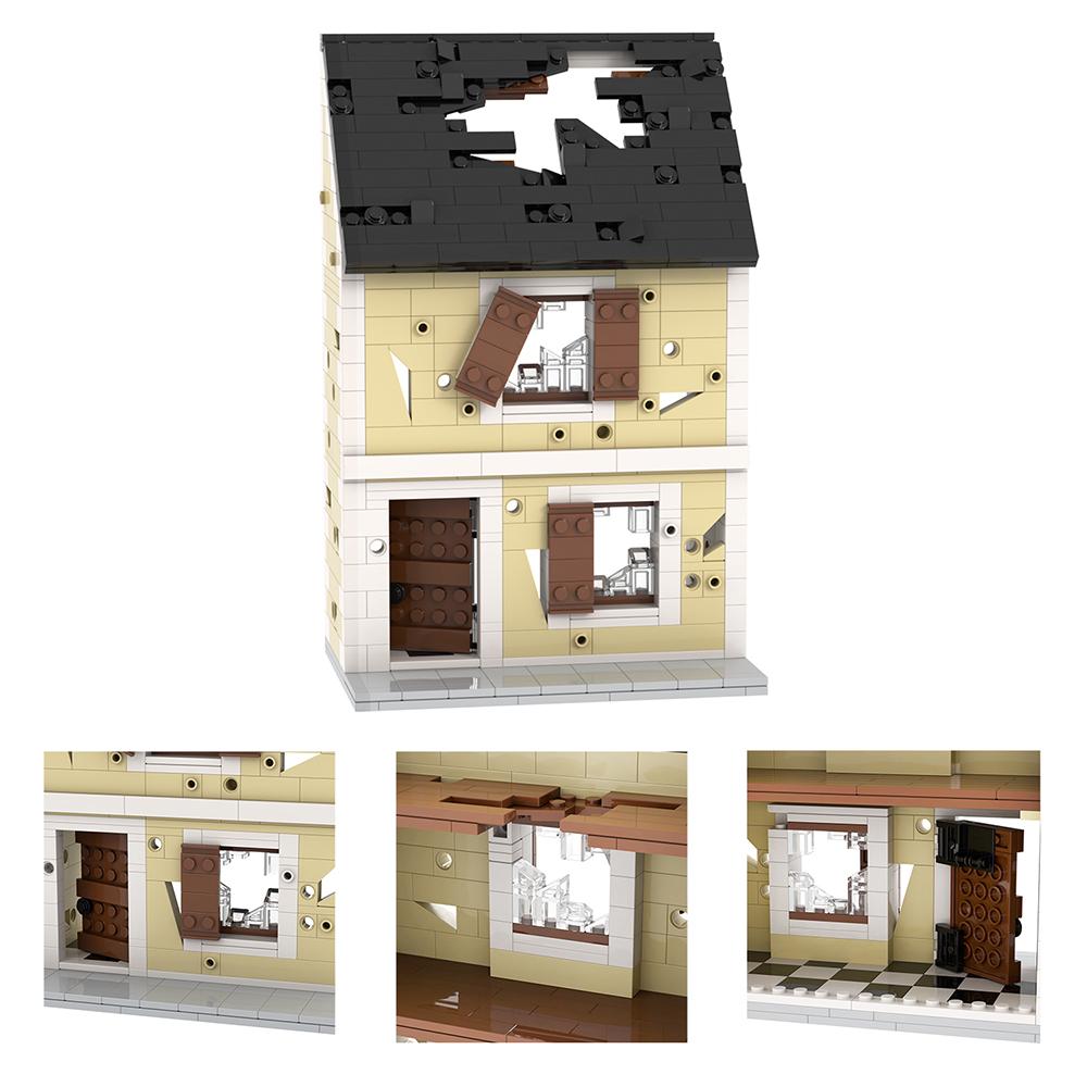 Военная серия MOC Кирпич Современная война Вторая мировая война Укрепления Фигурка Войны Модель Строительные блоки Детские игрушки для детей Подарок