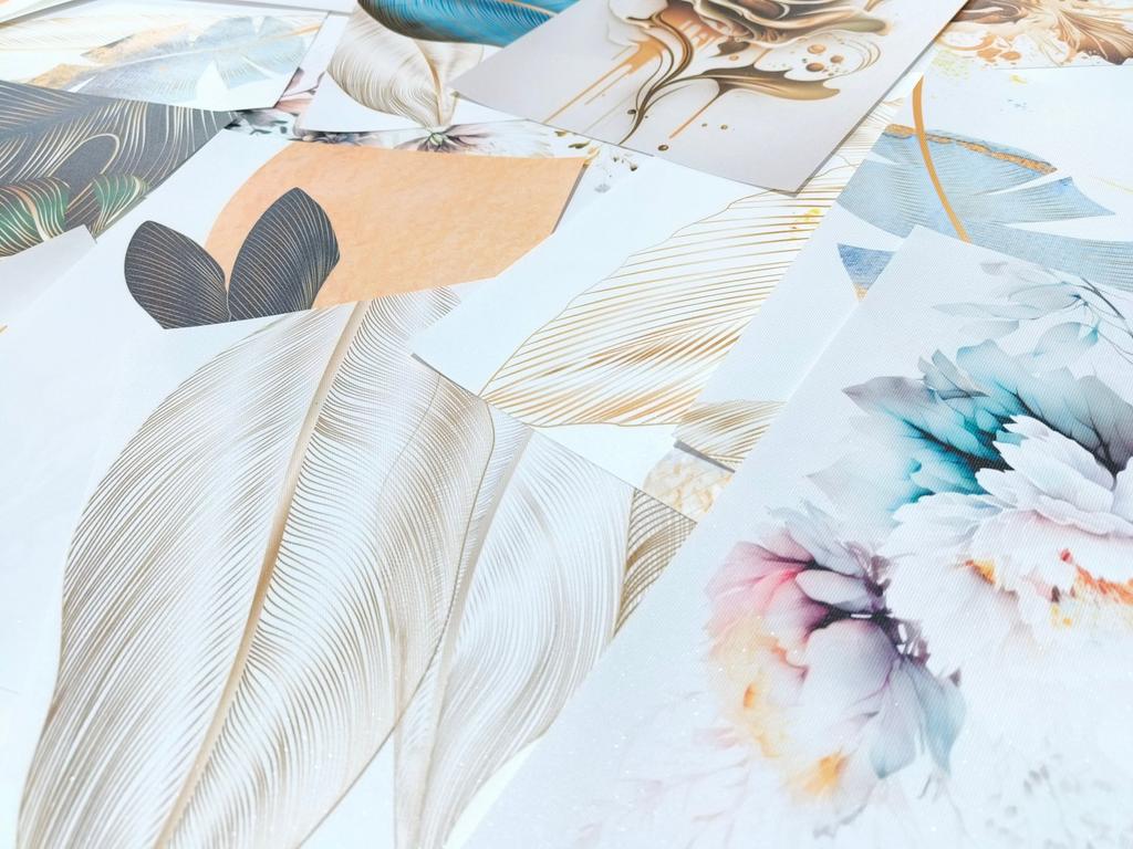 Set of posters - boho abstract leaves PLN008