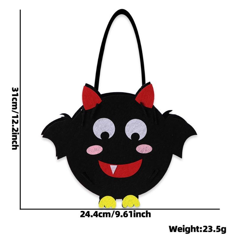 1PC Halloween Loot Party Kids Pumpkin Trick Or Treat Tote Bags Candy Bag Halloween Candy Storage Bucket Portable Gift Basket