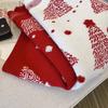 Sweater Women's Christmas Red New Round Neck Color Matching Jacquard Knitted Sweater To Keep Warm
