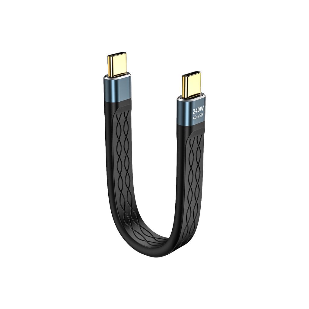 Кабель USB C Thunderbolt4 / USB4 Кабель 240 Вт Зарядка Кабель USB4, Поддержка передачи данных 40 Гбит/с, Видео 8K@60 Гц