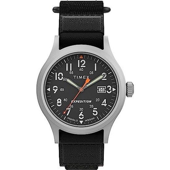 Мужские часы Timex Expedition Scout 40 мм Черная IP-сталь. 40 мм.