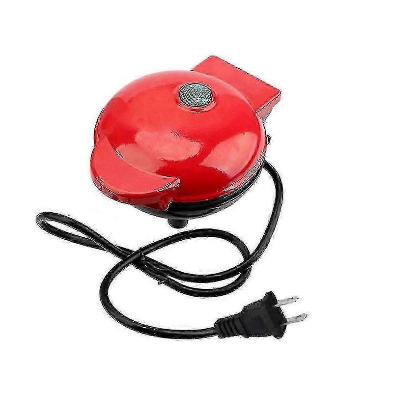 Non-Stick Round Waffle Maker Compact Electric Breakfast Iron