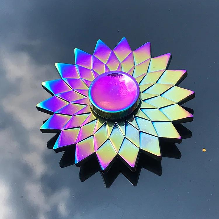 Нетоксичные новые металлические игрушки-спиннеры Антистресс Сплав Пальцевой гироскоп R188 Кончик пальца Взрослая ручная игрушка 60-65 мм Спиннер