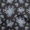 Georgette Viscose Black Fabric Florals Sewing Craft Projects Fabric Prints By Yard 42 Inch