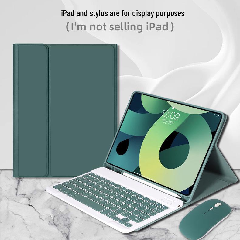 Беспроводная Bluetooth-клавиатура и защитный кожаный чехол для iPad 11-го поколения, планшета Apple M5 2025, Air 13 дюймов.