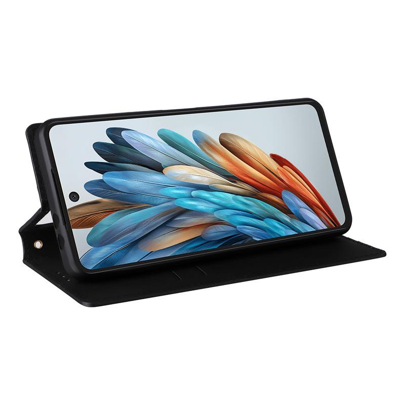 Чехол для телефона ZTE Nubia Music с карманом для карты: Кожа с 3D-текстурой, Магнитная обложка-книжка