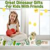 8-24Set Adopt a Dinosaur Party Favors Mini Dinosaur Stuffed Animals With Sticker Dinosaur Plushies Gift For Birthday Party Favor