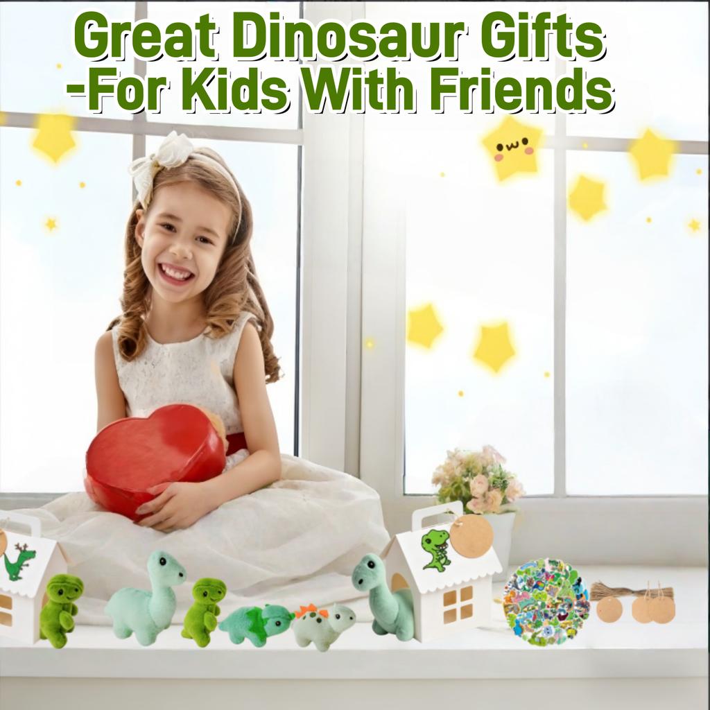8-24Set Adopt a Dinosaur Party Favors Mini Dinosaur Stuffed Animals With Sticker Dinosaur Plushies Gift For Birthday Party Favor