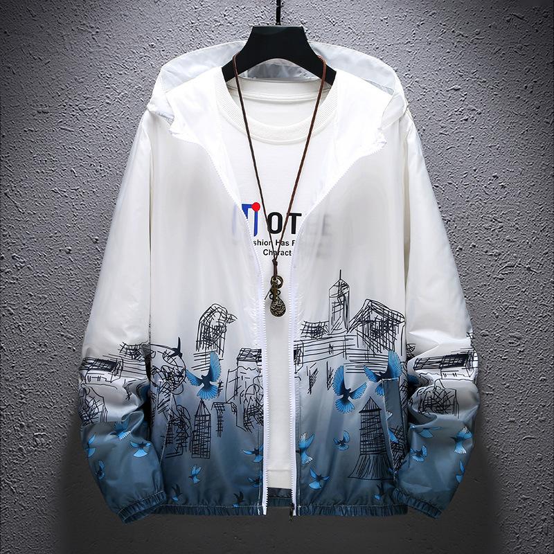 Summer Sun Protection Clothing Protection Men Jacket Thin Section Breathable Jacket