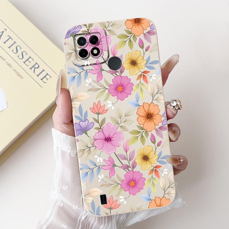 Чехол для Realme C21 RMX3201 Чехол для Realme C25 Популярный подсолнух Мягкий силиконовый чехол для телефона Для Realme C25S C25Y C21Y C 21 C 25 Capa