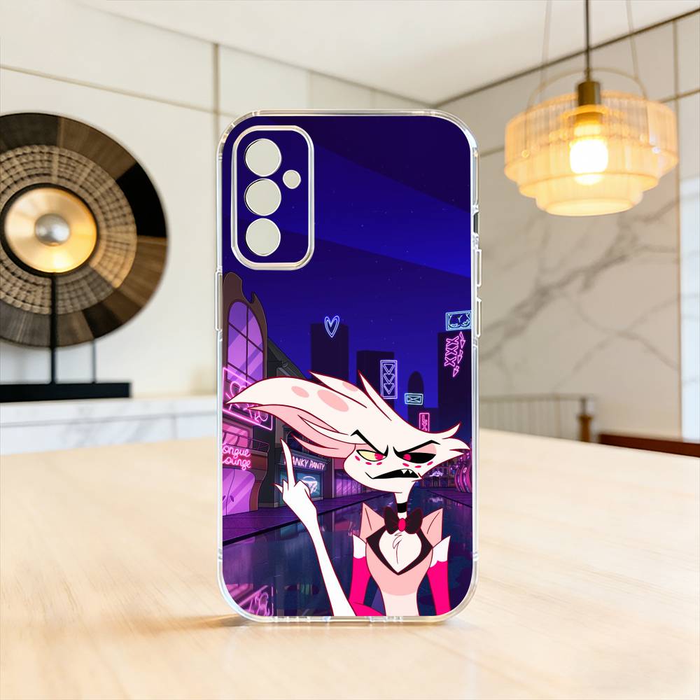 Чехол для телефона H-hazbin hotel angel dust для SamsungA10,12,20,21S,30,31,40,50,51,52,70,71 Прозрачный чехол