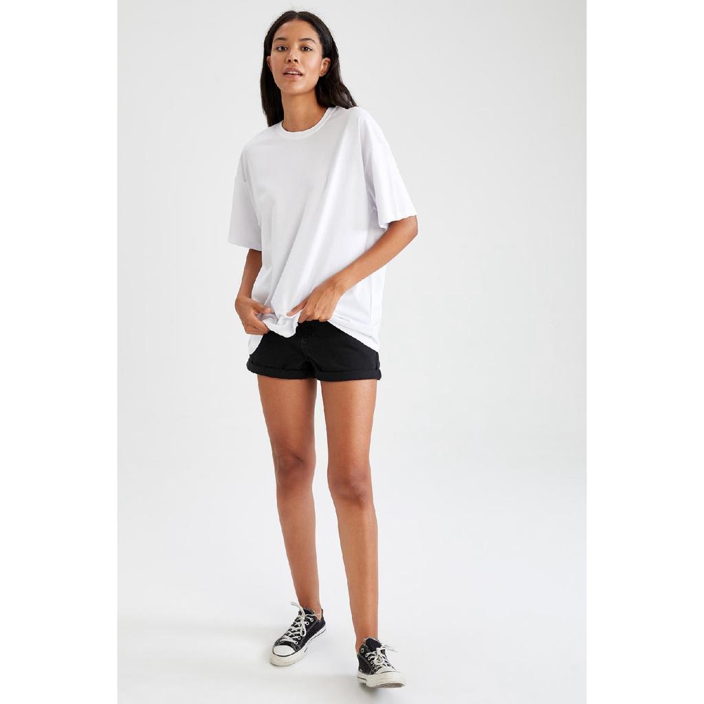 Oversize Fit Crew Neck Short Sleeve T-shirt