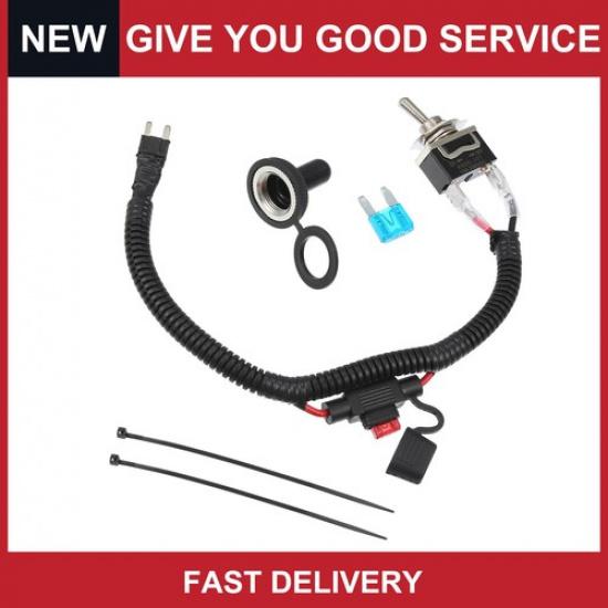 Universal 14.76'' Car Switched Fuse Switch for Mini Fuse with Wire Pack of 1
