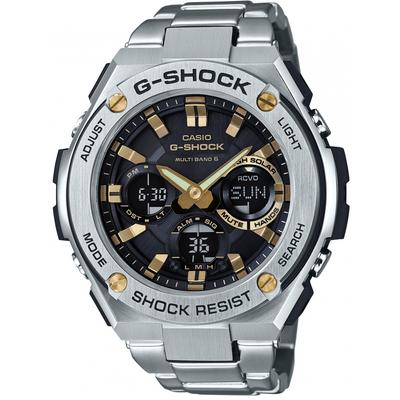 [Casio] ЧасыG-STEEL Radio Solar GST-W110D-1A9JF мужские серебристые