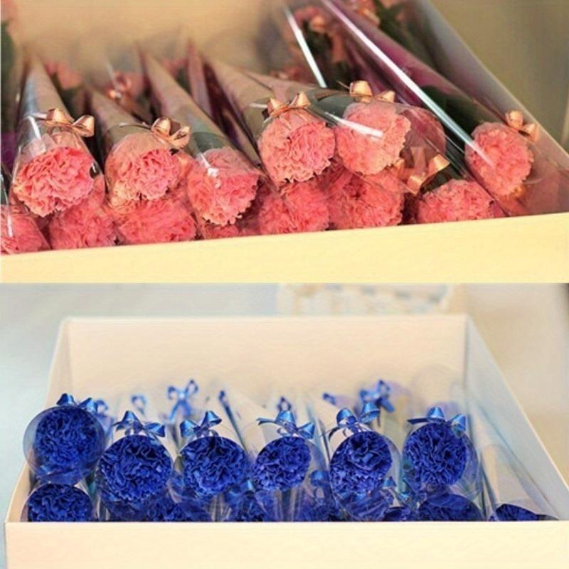 5pcs/lot Bath Artificial Carnation Flower Party Mother's Day Gift Decoration Valentine's Day Gift