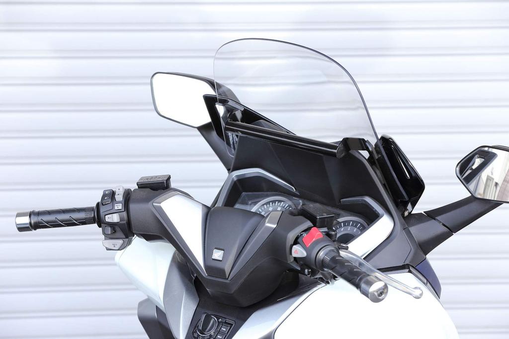 Kijima Motorcycle Parts Handlebar Mounting Bar, Steel, 22.2mm Diameter, Black, Compatible with Forza 250 ('18-'20/MF13), Part Number 204-0694