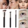3Pcs Women Makeup Brush with Long Handle Portable Travel Professional Slanted Top Synthetic Soft
