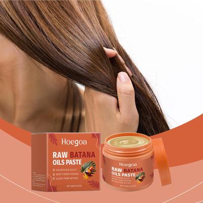 Маска для волос с маслом батаны Питательная Увлажняющая Разглаживающая Блеск Улучшающая Сухие Пушащиеся Кондиционирующая Маска для волос