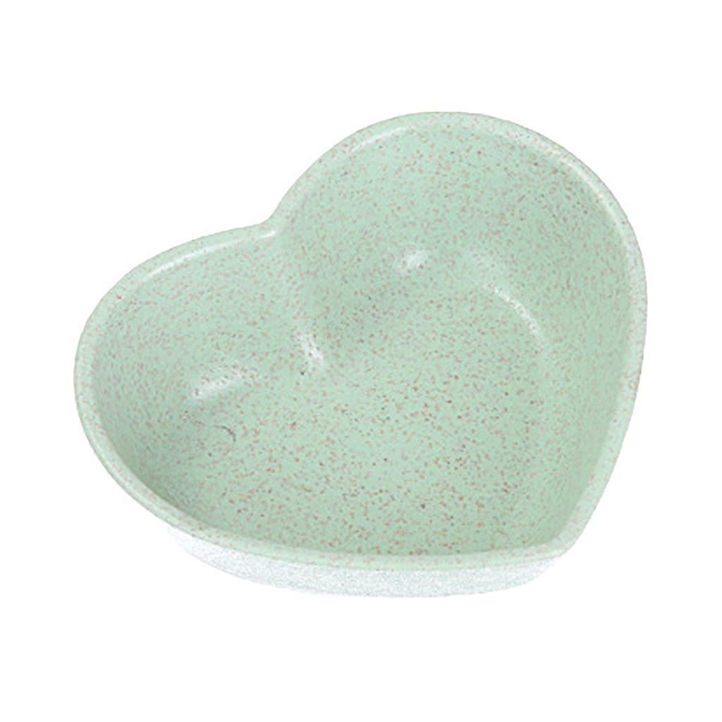 Тарелки для закусок в форме сердца, цветка из соломы пшеницы + ПП материал, гладкий край, кухонные принадлежности, посуда, мини-миски, блюдце для соуса