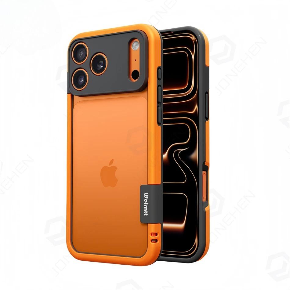 Модныйсиликоновый чехол-рамка с теплоотводом для iPhone 17 Pro Max Air 16 Pro 15 14, противоударный защитный чехол для камеры, эффект голого металла