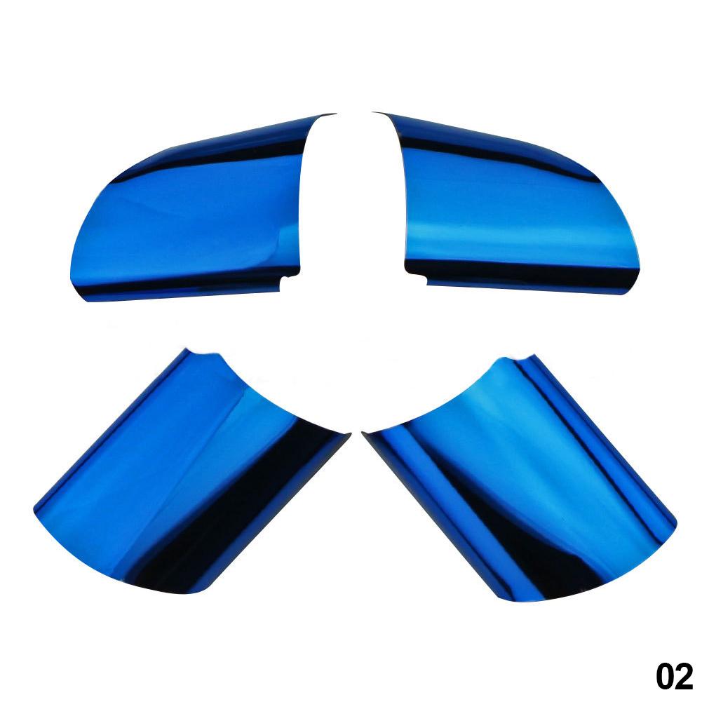 4 шт. Наклейка на рулевое колесо салона автомобиля для Ford Focus MK2 2005 2006 2007 2008 2009 2010 2011 Аксессуары для украшения