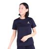 Футболка Coq с коротким рукавом Quick One Point UV UPF15 NVY L [Le Sportif], впитывающая, сухая, эластичная, для тренировок, бега, женская, защита, (новый