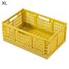  Storage Crate Box Collapsible Large Capacity    Sturdy Practical Collapsible Plastic Storage Crate Box for Cosmetic