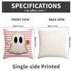 1/4Pcs Halloween Pillow Cover, Halloween Night Cute Ghost Cushion Cover, Decorative Sofa, Living Room, Bedroom Cushion Cover