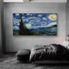 Van Gogh Oil Painting "star Night", Canvas, Posters and Prints, Famous Art Photos of Impressionists for the Modern Decor of the Living Room