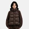 European and American winter new stand-up collar knitted sleeves splicing shoulder sleeves down cotton clothes women's short fashion casu