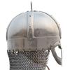 Шлем Gjermundbu с бармицей Viking Helmet Средневековая стальная броня Носимый LARP Реконструкция Косплей Подарок