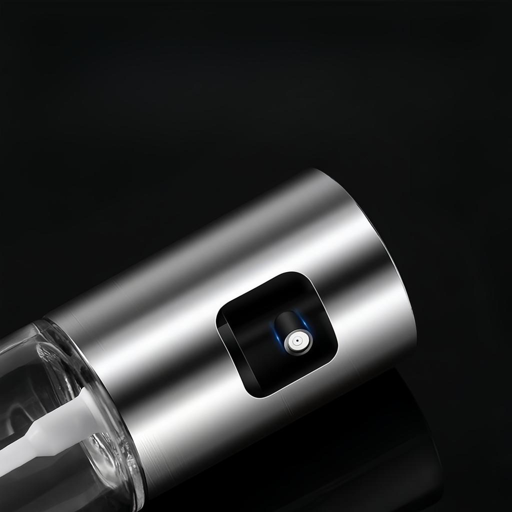 Kitchen Oil Kettle Spray Sprayer Oil, Vinegar, Sauce Glass Dispenser Bottle 200 Ml Capacity