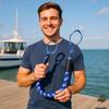 Boat Rope Shock Absorbing Marine Elastic with Protective Sleeves for Dock