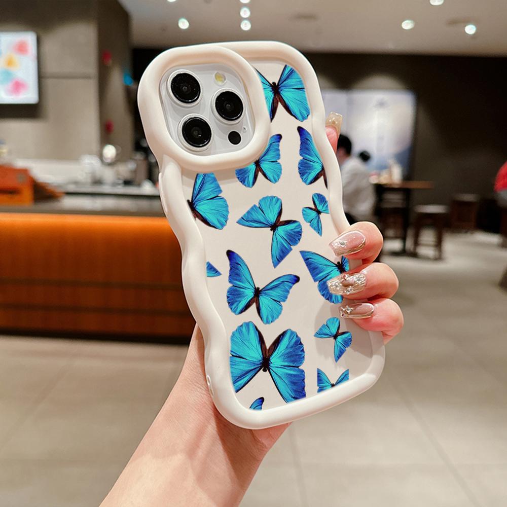 Мягкий чехол для телефона Macaron из ТПУ для Xiaomi Poco X3 X5 X6 M6 Pro Redmi 10c 12C 13C Redmi Note 9 10 11 12 13 Pro 10s 11s 12s, чехол Ae58 с бабочкой, арт-дизайн