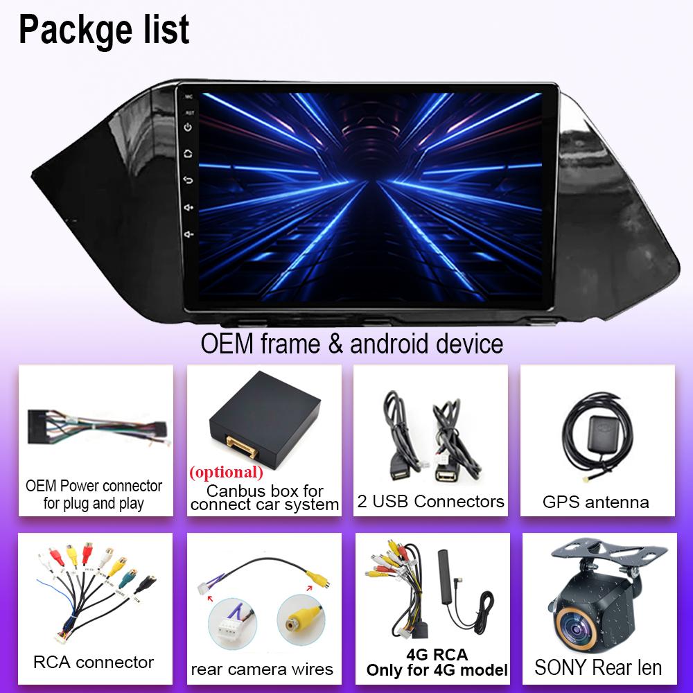 Android 14 Автомобиль для Hyundai Sonata DN8 2019-2020 Авто Радио Стерео Мультимедийный Плеер GPS Навигация НЕТ 2din DVD Беспроводной Carplay