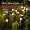 Wind-Powered LED Firefly Solar Garden Light – Outdoor Waterproof Decorative Lawn Light for Camping Atmosphere
