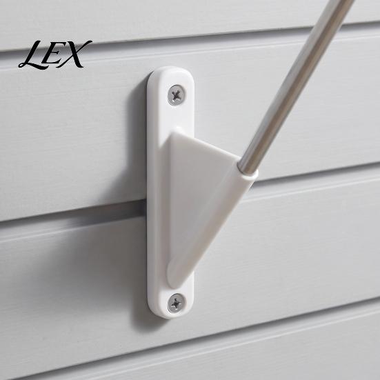 Plastic Flag Mount Mini Stick Holder with Screws, Wall Pole America Holder, Small Display Bracket for Classrooms Offices Shops Support Rack