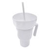 Snack And Drink Cup with Straw Lightweight Stadium Tumbler Portable