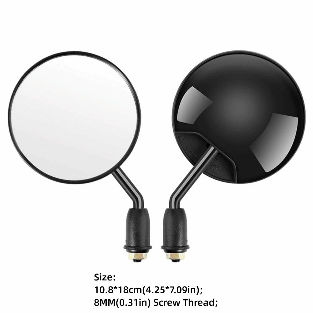 Multicolor E-bike Rearview Mirror 8MM Screw Thread Bike Modified Mirrors Electric Bike Accessories