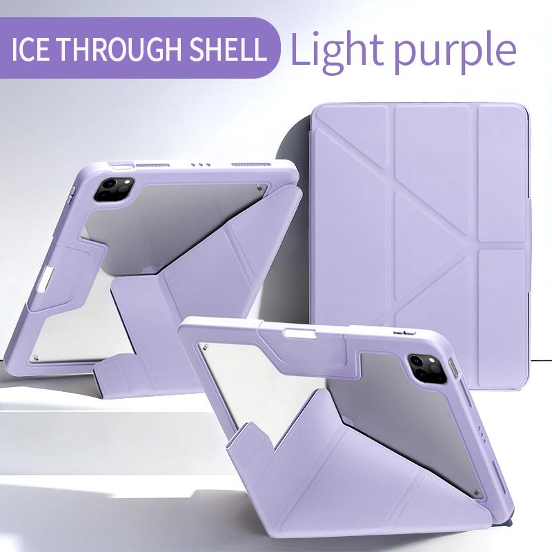 Магнитный чехол со складыванием Y для iPad 12-го 11-го Smat Cover iPad 10-го Air 5 4 10.9 iPad Air 11 M4 Pro 11 7-го 9-го 8-го ПОКОЛЕНИЯ 10.2 10.5 Оболочка