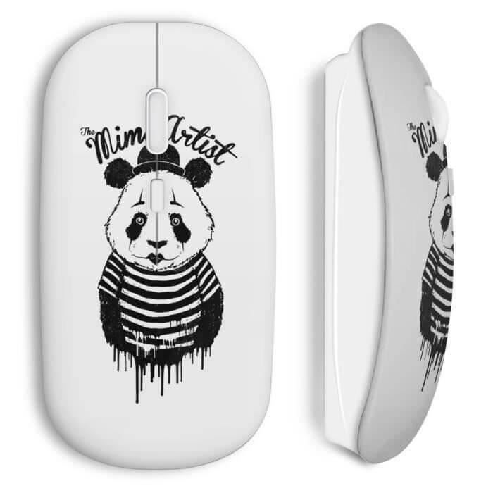 Беспроводная Мышь - Артист Мима - Белый - WiFi USB-ключ - Совместима с Mac и ПК