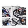 1/12 BMW S1000RR игрушечный мотоцикл RMZ City литой металлический гоночный модель супер спортивный миниатюрный коллекционный подарок для мальчиков