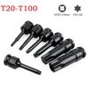 Адаптер-головка Torx 1/2 дюйма для ударного гайковерта, головка-адаптер для ремонта автомобилей T20 T25 T27 T30 T35 T40 T45 T50 T55