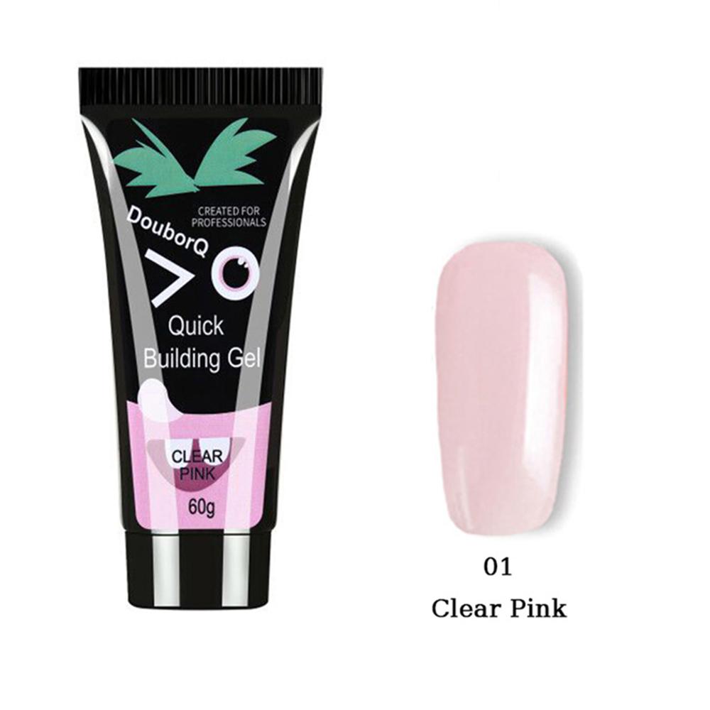 Полигель для быстрого наращивания ногтей, 60 мл, кристаллический желеобразный гель для наращивания ногтей, дизайн ногтей